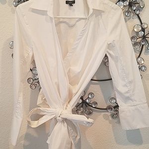 Talbots Wraparound Blouse